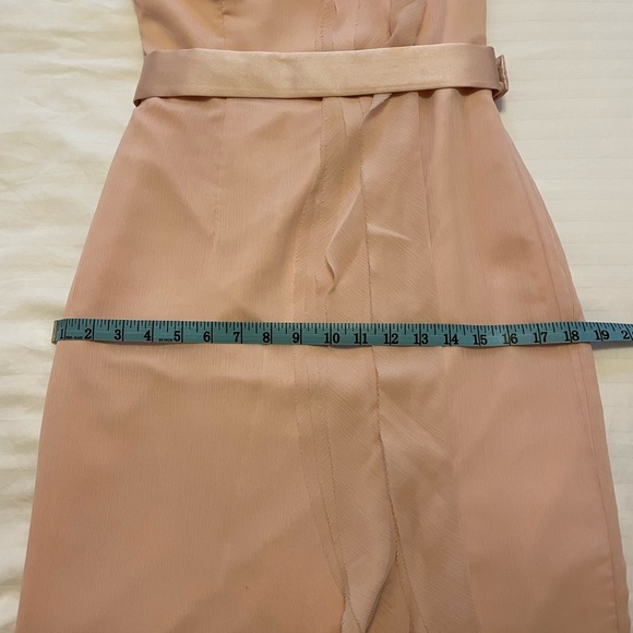 White by Vera Wang One Shoulder Dress in Blush - Picture 8 of 8